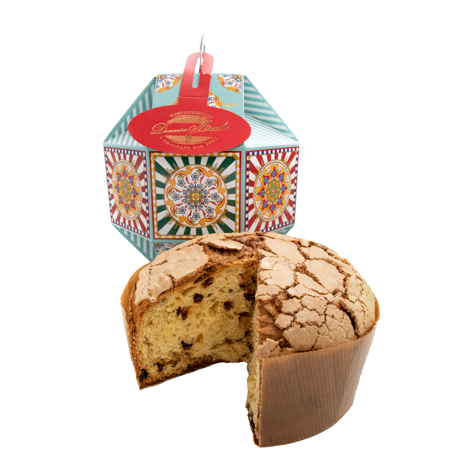 panettone nocciolato napoletano glassato Panettone nocciolato napoletano glassato 1kg - immagine 1