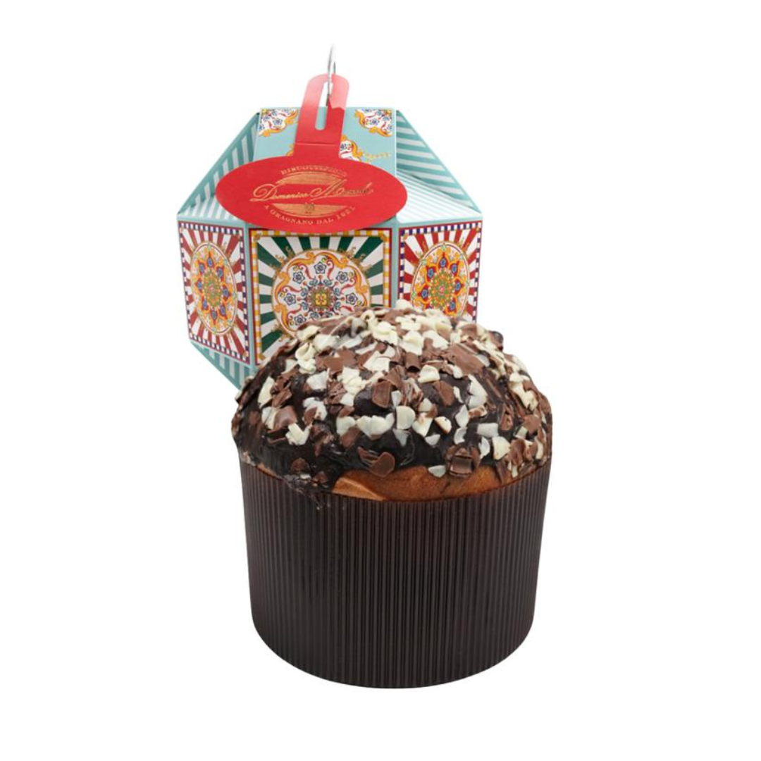 Panettone al cioccolato (1kg) Panettone ai 3 cioccolati 1kg - immagine 1